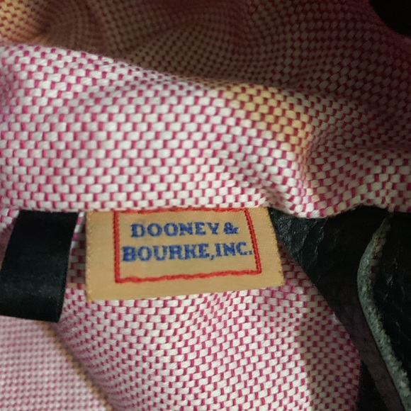 Dooney and Bourke Chiara Black Pebbled Leather Drawstring shopper handbag - Picture 7 of 13